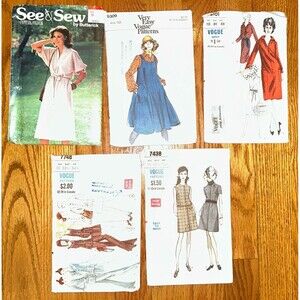 Vintage Sewing Patterns Lot Vogue sz 10